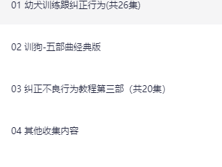训狗教程 0基础简单易学
