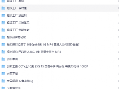 72部搞钱纪录片