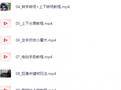 玩转剪映制作，特效、运镜转场（113节视频）