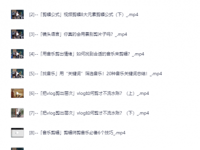 B站-南门录像厅-剪辑+拍摄 全能视频创作课（新手友好）