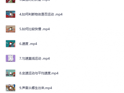 有娃必备 看动画学物理 幼儿物理启蒙动画视频 