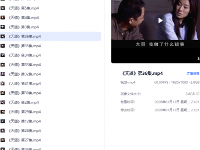 【天道正剧】1080P无删减高清完整剧