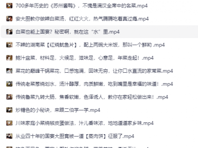 国宴大师教做菜 (120道菜合集